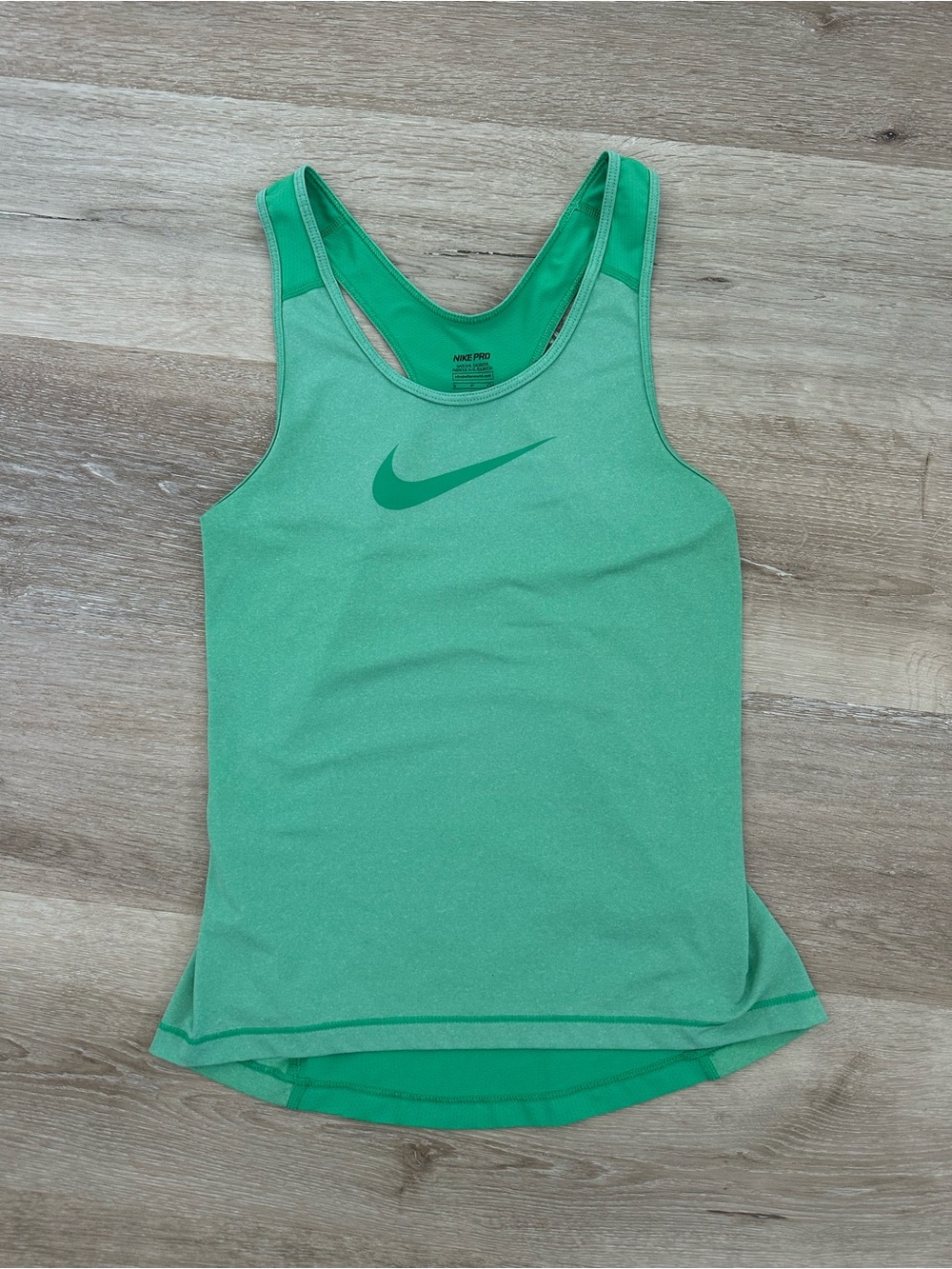 Nike Green Racerback Performance Tank
